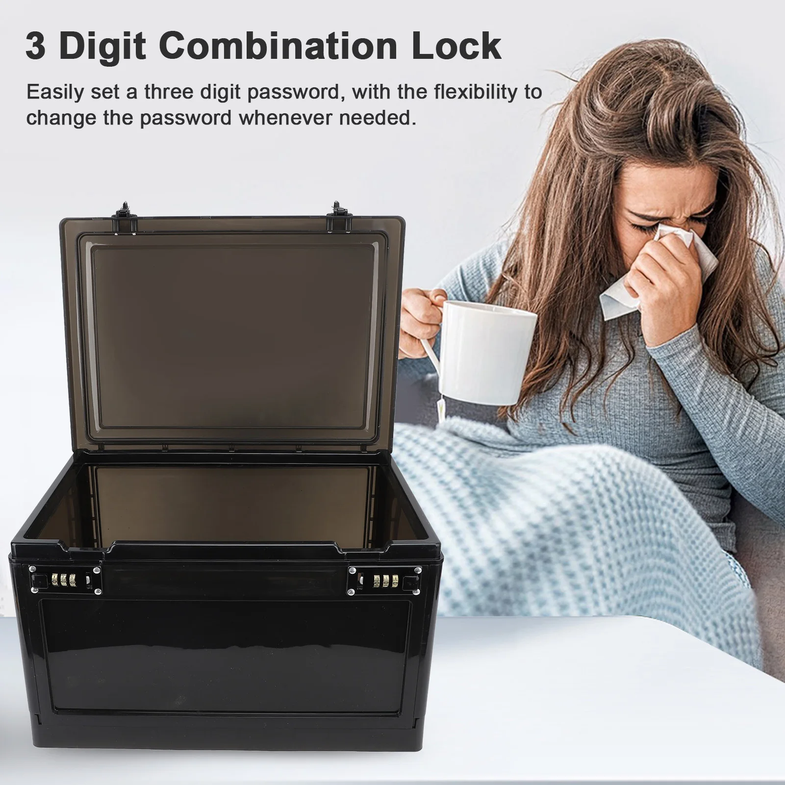 Home Use Sturdy Deformation Proof Lockable Food Storage Box Charging Slot Space Saving Refrigerator Container for Daily Keeping
Home Use Sturdy Deformation Proof Lockable Food Storage Box Charging Slot Space Saving Refrigerator Container for Daily Keeping