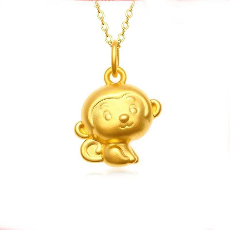 New Zodiac Monkey Pendant in Gold Color, Small Golden Monkey Necklace, Zodiac Year Amulet, Simple Monkey Necklace for Women
New Zodiac Monkey Pendant in Gold Color, Small Golden Monkey Necklace, Zodiac Year Amulet, Simple Monkey Necklace for Women
