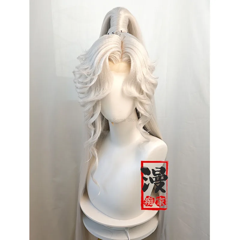Erha Cosplay Wig White Master Cosplay Wig With Ancient Style Design Versatile Silver-White Half-Tied High Ponytail Hand-Crafted
Erha Cosplay Wig White Master Cosplay Wig With Ancient Style Design Versatile Silver-White Half-Tied High Ponytail Hand-Crafted