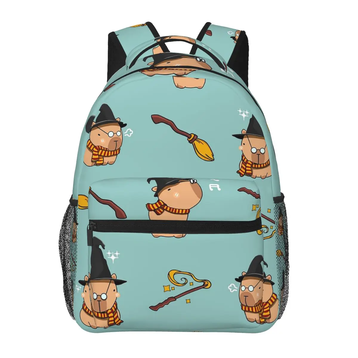 Capybara In A Magic Hat And Scarf Backpack Hot Sale Daypack Large Capacity BookBag School Bag Shoulder Bags for Men Women
Capybara In A Magic Hat And Scarf Backpack Hot Sale Daypack Large Capacity BookBag School Bag Shoulder Bags for Men Women
