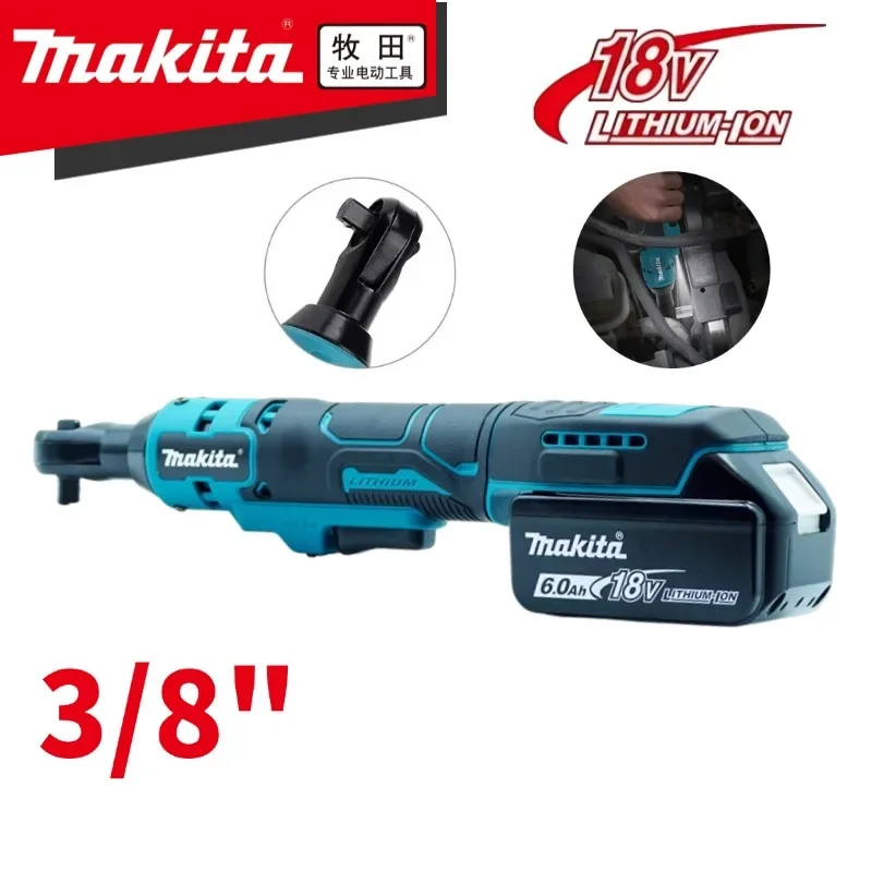 Makita 18V Brushless Ratchet Right Angle Wrench Cordless Variable Speed Power Wrench LED Power Tool
Makita 18V Brushless Ratchet Right Angle Wrench Cordless Variable Speed Power Wrench LED Power Tool
