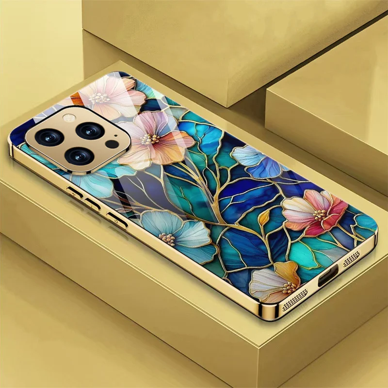New colorful flower-pattern electroplated phone case, suitable for iPhone 17/16/15/14/13/12/11, the best choice for gift giving
New colorful flower-pattern electroplated phone case, suitable for iPhone 17/16/15/14/13/12/11, the best choice for gift giving