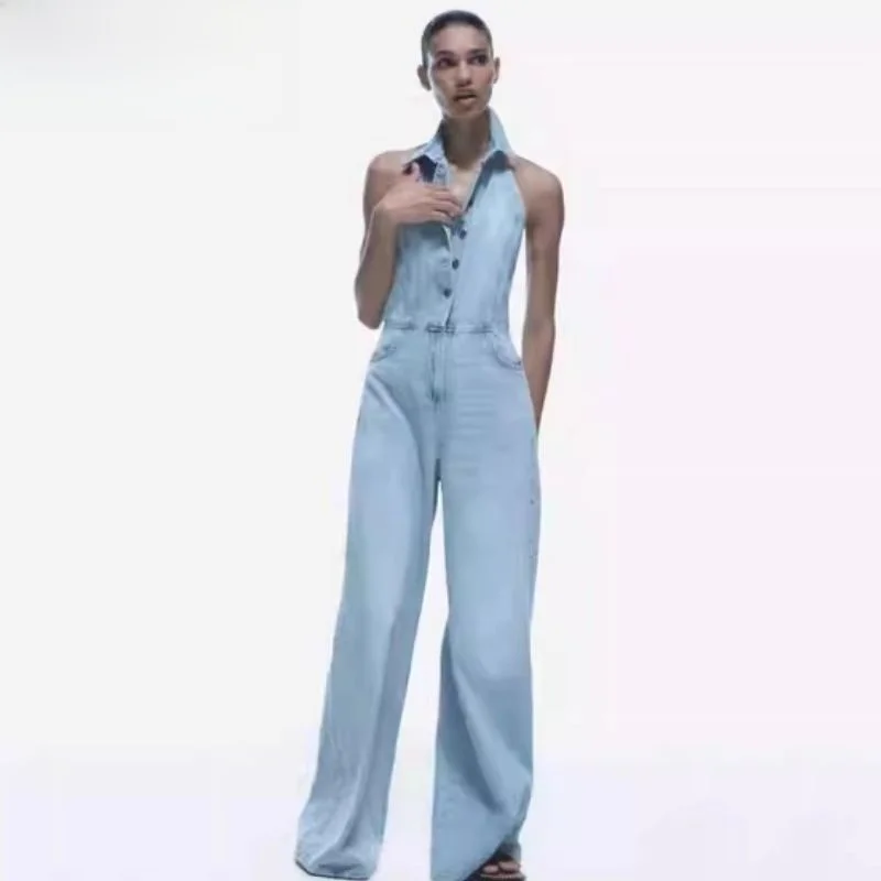 Fall Women's New Sle Wind Hanging Ne Tube Top Button Decorated Denim Jumpsuit High Waist Straight Leg Long Pants Polyeste...
Fall Women's New Sle Wind Hanging Ne Tube Top Button Decorated Denim Jumpsuit High Waist Straight Leg Long Pants Polyeste...
