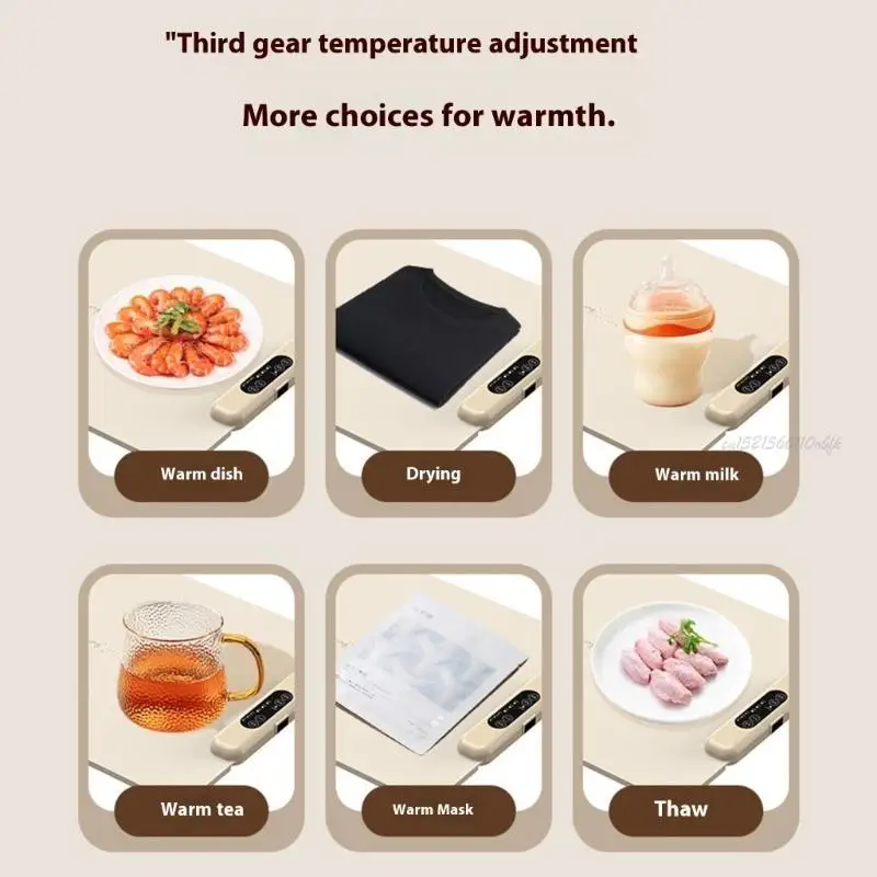 27RB Foldable Warmer Plate Silicone Table Heating Pad for Various Table Size
27RB Foldable Warmer Plate Silicone Table Heating Pad for Various Table Size