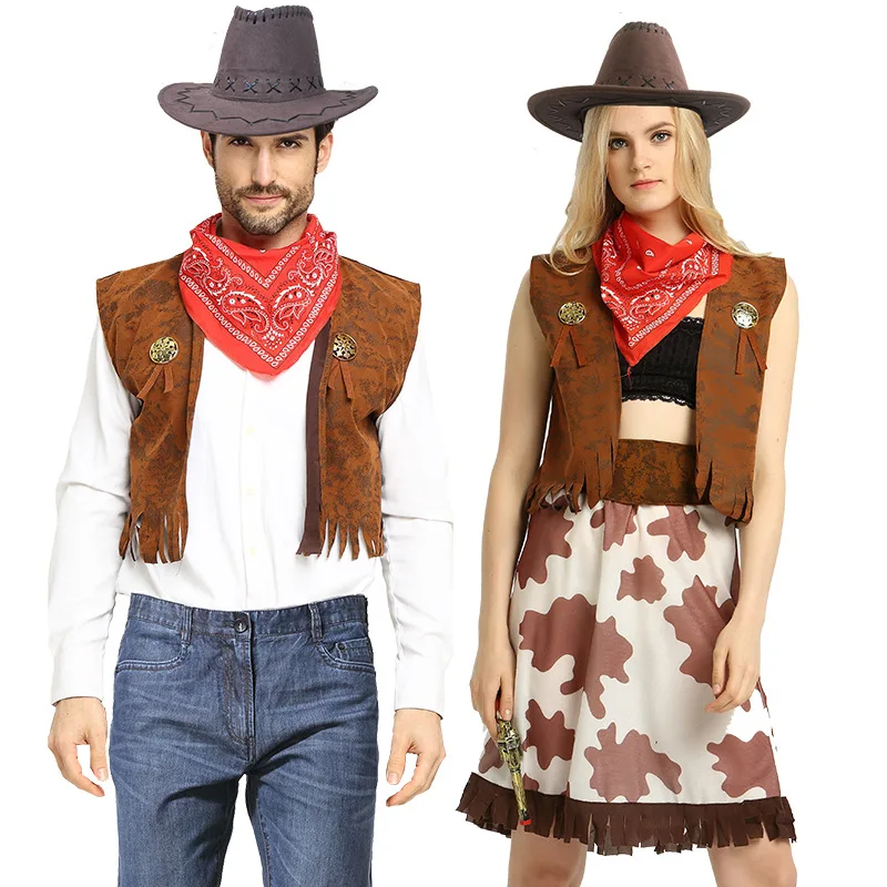 Halloween COS Costume Party Costume Denim Themed Dress Up Western Denim Suit Denim Vest Set
Halloween COS Costume Party Costume Denim Themed Dress Up Western Denim Suit Denim Vest Set
