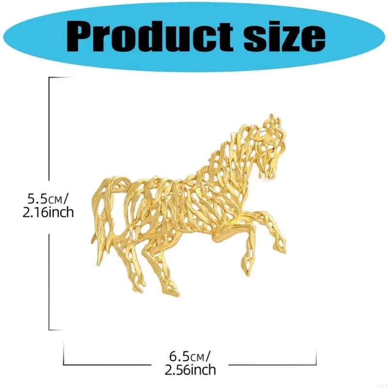 Delicate Chinese Zodiacs Horse Brooch Lightweight Alloy Decoration For Business Casual Wardrobe
Delicate Chinese Zodiacs Horse Brooch Lightweight Alloy Decoration For Business Casual Wardrobe