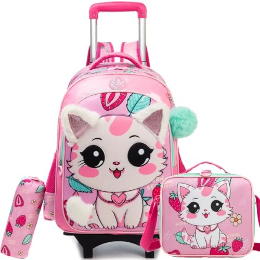 Cute Rolling Backpack for Girls School Backpacks with Wheels for Girls 8-12 Kawaii Rolling Backpack Backpacks with Wheels Trave
Cute Rolling Backpack for Girls School Backpacks with Wheels for Girls 8-12 Kawaii Rolling Backpack Backpacks with Wheels Trave