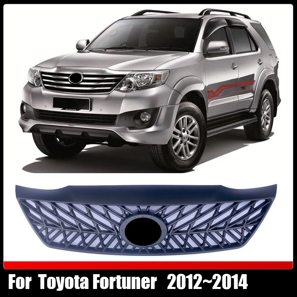 Auto Exterior Bumper Grille ABS Racing Grilles Cover Front Mask Grills 4X4 Grill Accessories For Toyota Fortuner 2012~2014
Auto Exterior Bumper Grille ABS Racing Grilles Cover Front Mask Grills 4X4 Grill Accessories For Toyota Fortuner 2012~2014
