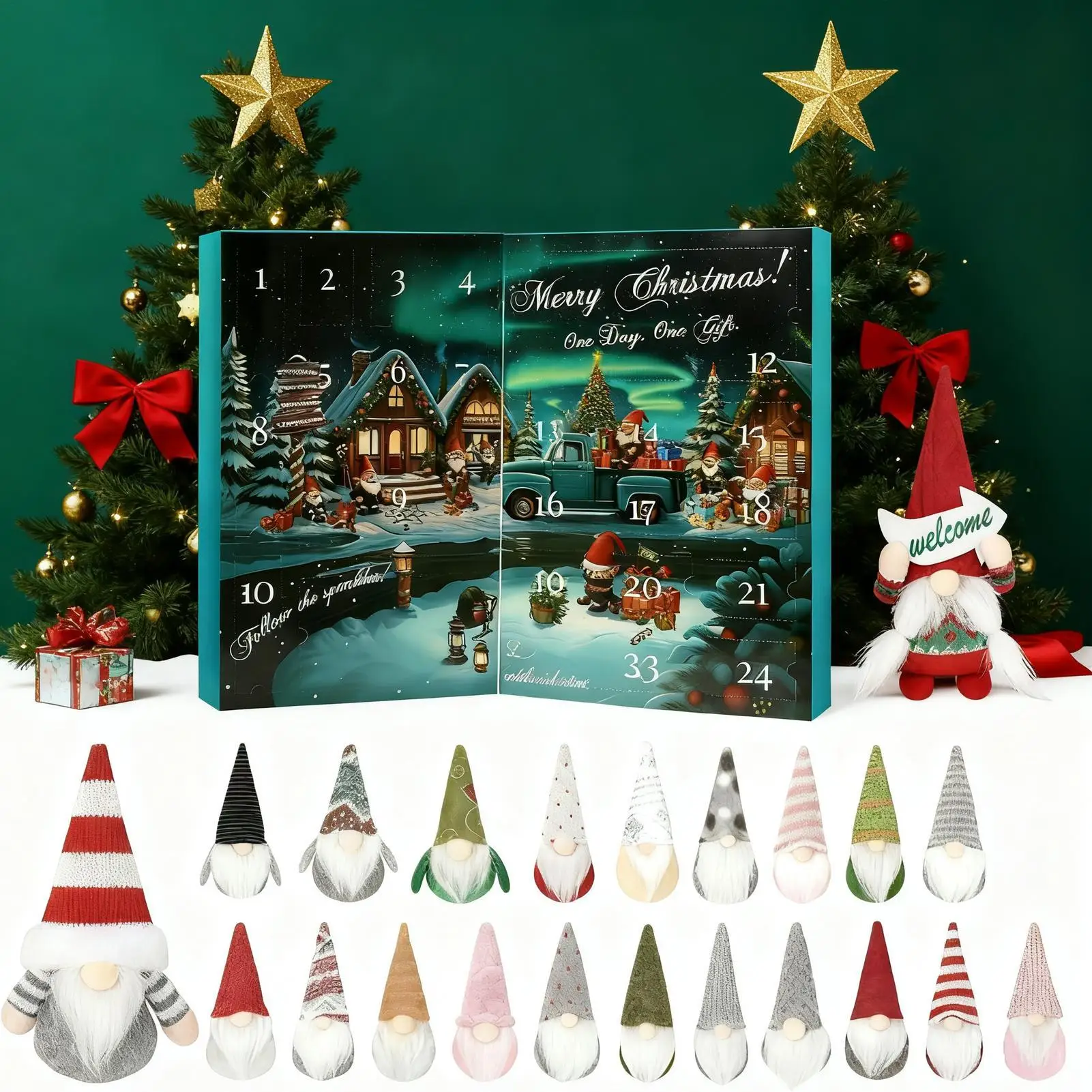 Gnome Countdown Calendar Winter Holiday 24-Day Countdown Calendar Gnome Theme for Kids Teens Family Friends Adults Couples Tree
Gnome Countdown Calendar Winter Holiday 24-Day Countdown Calendar Gnome Theme for Kids Teens Family Friends Adults Couples Tree