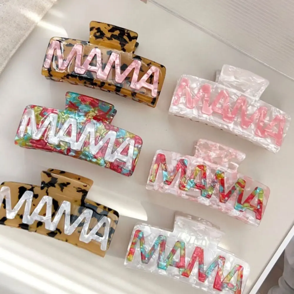 Creative Square MAMA Hair Claw Retro Leopard Print Acetic Acid Shark Clip Colorful Ponytail Clip Geometry Hair Claw Party
Creative Square MAMA Hair Claw Retro Leopard Print Acetic Acid Shark Clip Colorful Ponytail Clip Geometry Hair Claw Party