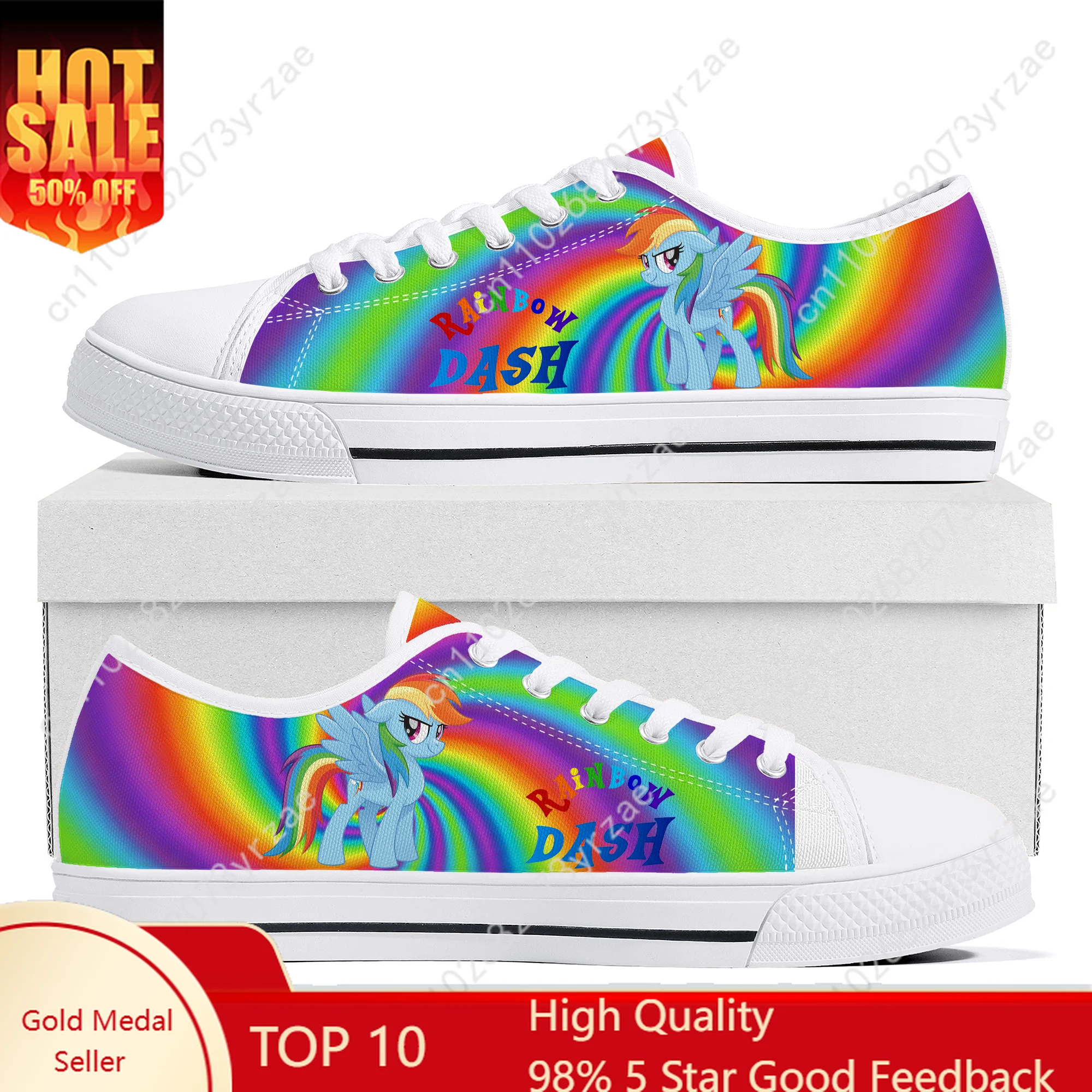 Rainbow Dash Low Top Flats Sneakers Man Woman Blue Shoes My Little Pony Friendship Is Magic Fashion Custom Shoe Cosplay Footwear
Rainbow Dash Low Top Flats Sneakers Man Woman Blue Shoes My Little Pony Friendship Is Magic Fashion Custom Shoe Cosplay Footwear