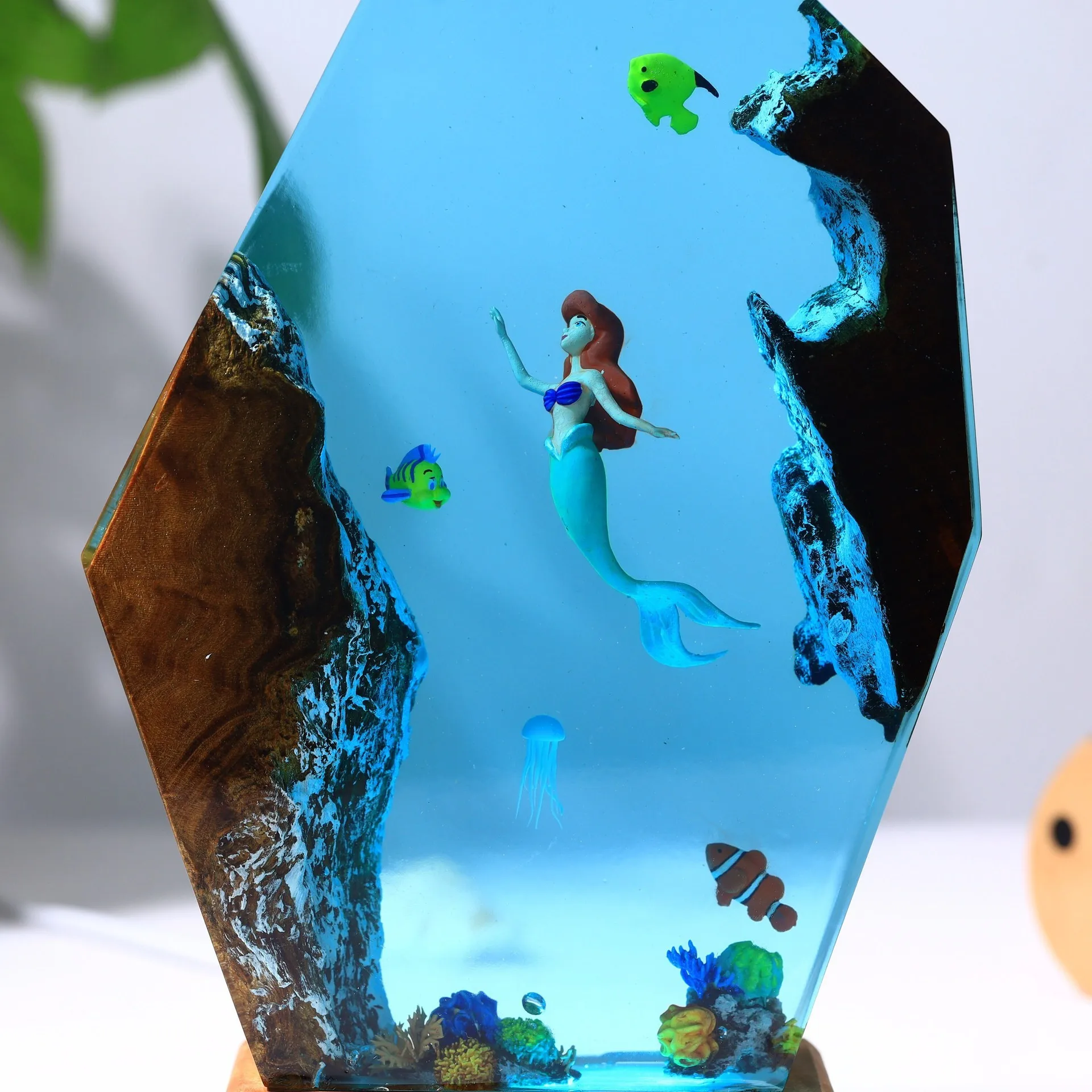 NEW Mermaid Epoxy Resin Night Light Set Handmade Creative High-end Home Decoration Craft Unique Anniversary Gift
NEW Mermaid Epoxy Resin Night Light Set Handmade Creative High-end Home Decoration Craft Unique Anniversary Gift