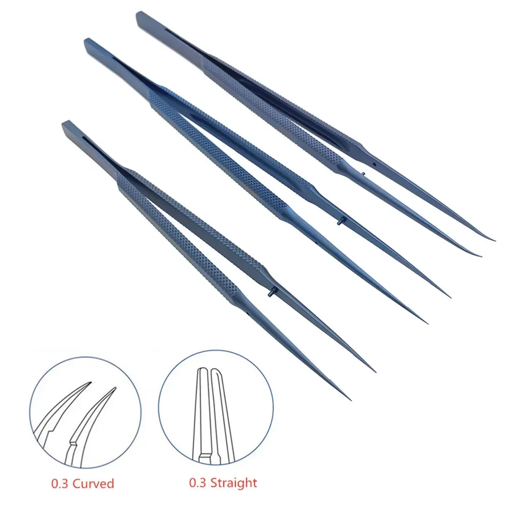 1pc Ophthalmic Micro Surgery Forceps Neurosurgery Tweezers with Platform Titanium Alloy Autoclavable Ophthalmic Instrument
1pc Ophthalmic Micro Surgery Forceps Neurosurgery Tweezers with Platform Titanium Alloy Autoclavable Ophthalmic Instrument