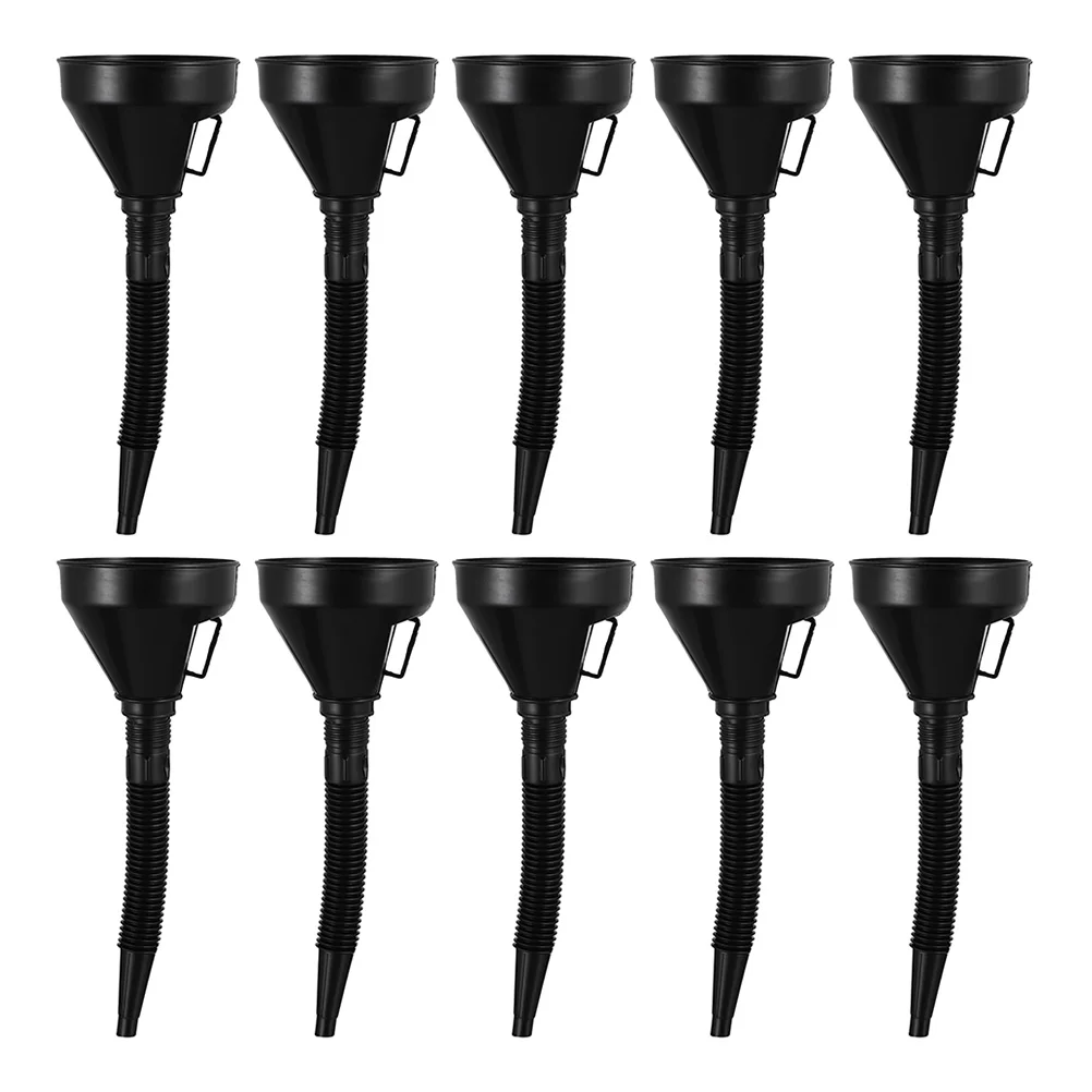 10 Pcs Car Funnel Motorbike Oil Filter Refueling Funnels with Filling Black Plastic
10 Pcs Car Funnel Motorbike Oil Filter Refueling Funnels with Filling Black Plastic