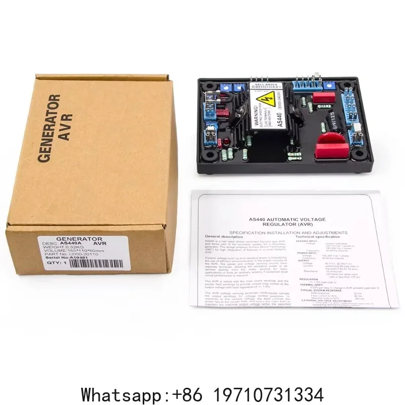 Red AS440 AVR Automatic Voltage Regulator Stabilizer Control Panel Compatible With Generator Brushless Alternator Parts
Red AS440 AVR Automatic Voltage Regulator Stabilizer Control Panel Compatible With Generator Brushless Alternator Parts