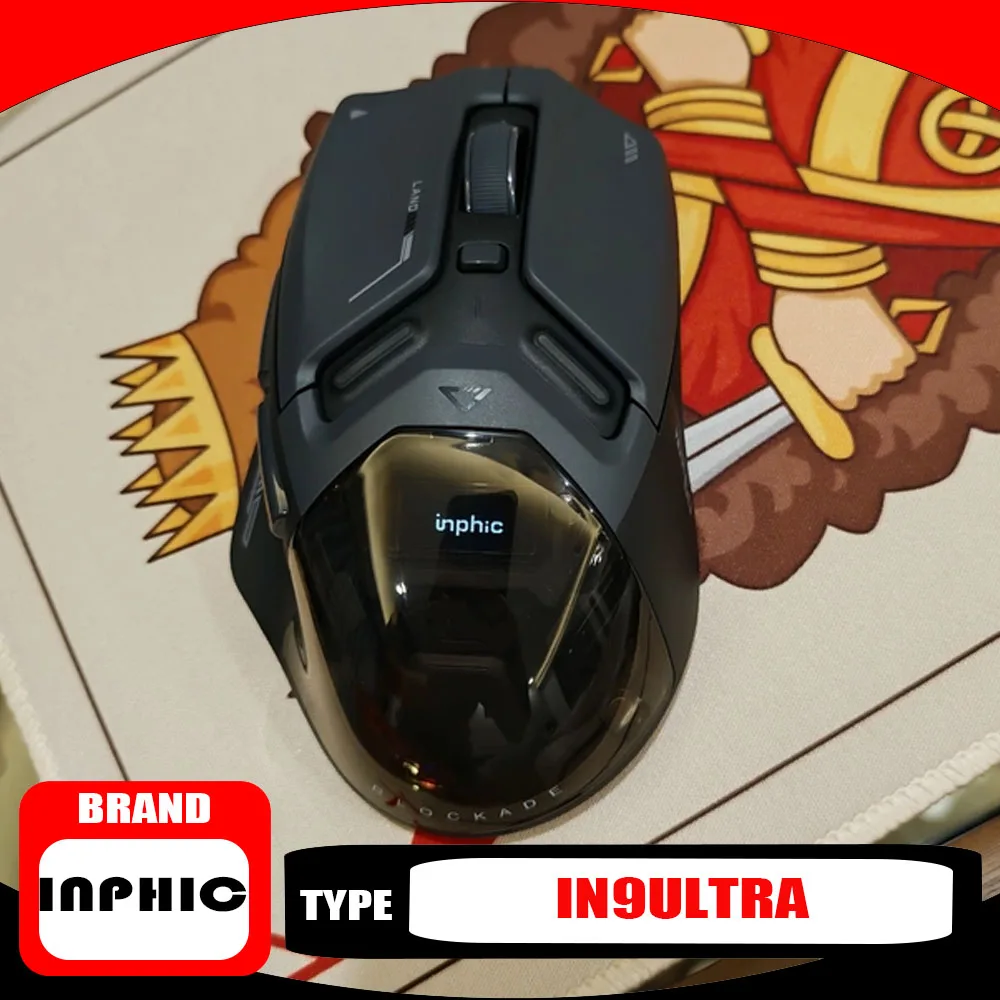 INPHIC IN9Ultra Wireless Mouse ESports 3 Mode PAW3950 OLED Screen Long Endurance Ergonomic Gaming Mouse Mechanical NANO 8K Gift
INPHIC IN9Ultra Wireless Mouse ESports 3 Mode PAW3950 OLED Screen Long Endurance Ergonomic Gaming Mouse Mechanical NANO 8K Gift