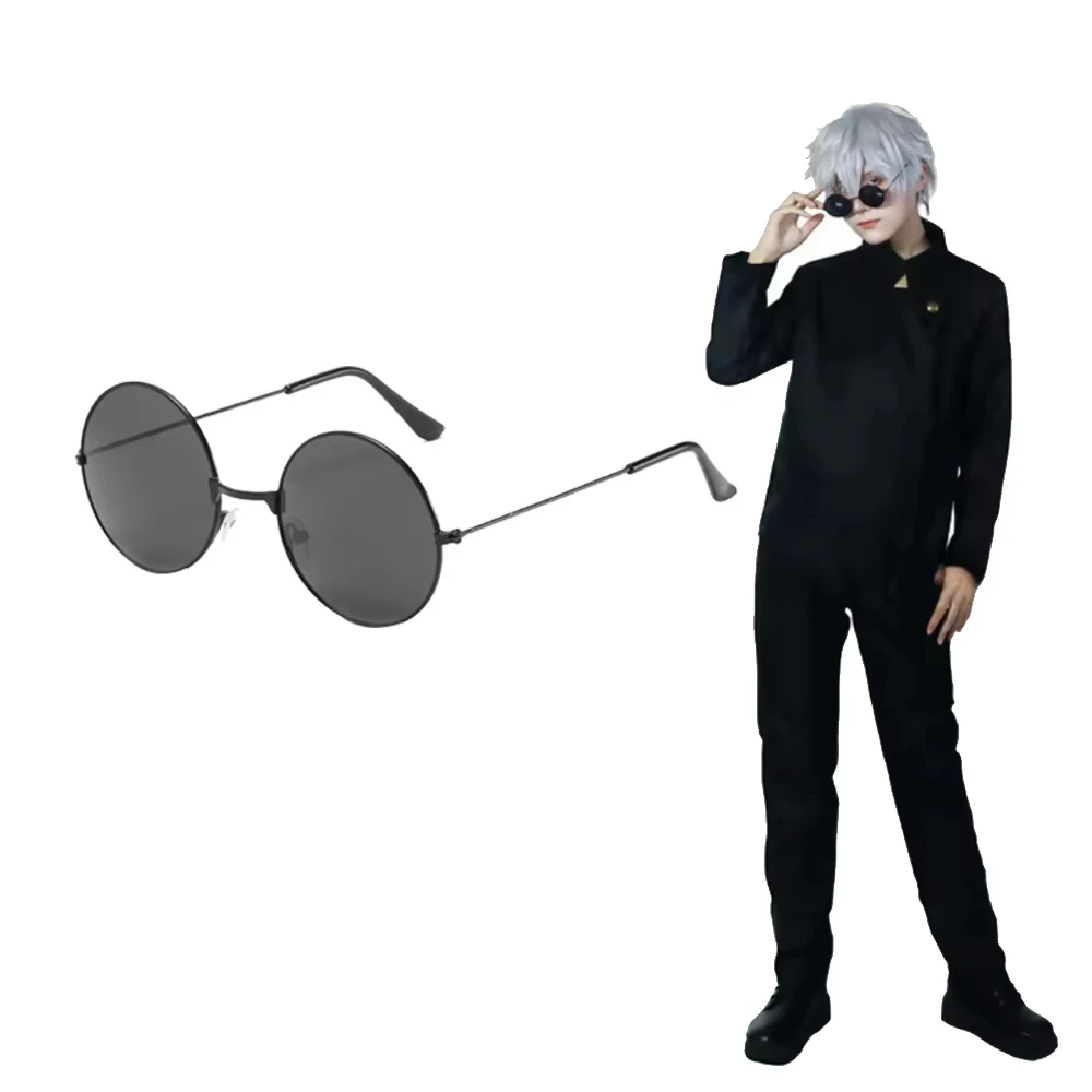 Anime Cosplay Black Glasses Steampunk Round Frame Eyewear Sunglasses High Quality Accessories For Women Men
Anime Cosplay Black Glasses Steampunk Round Frame Eyewear Sunglasses High Quality Accessories For Women Men