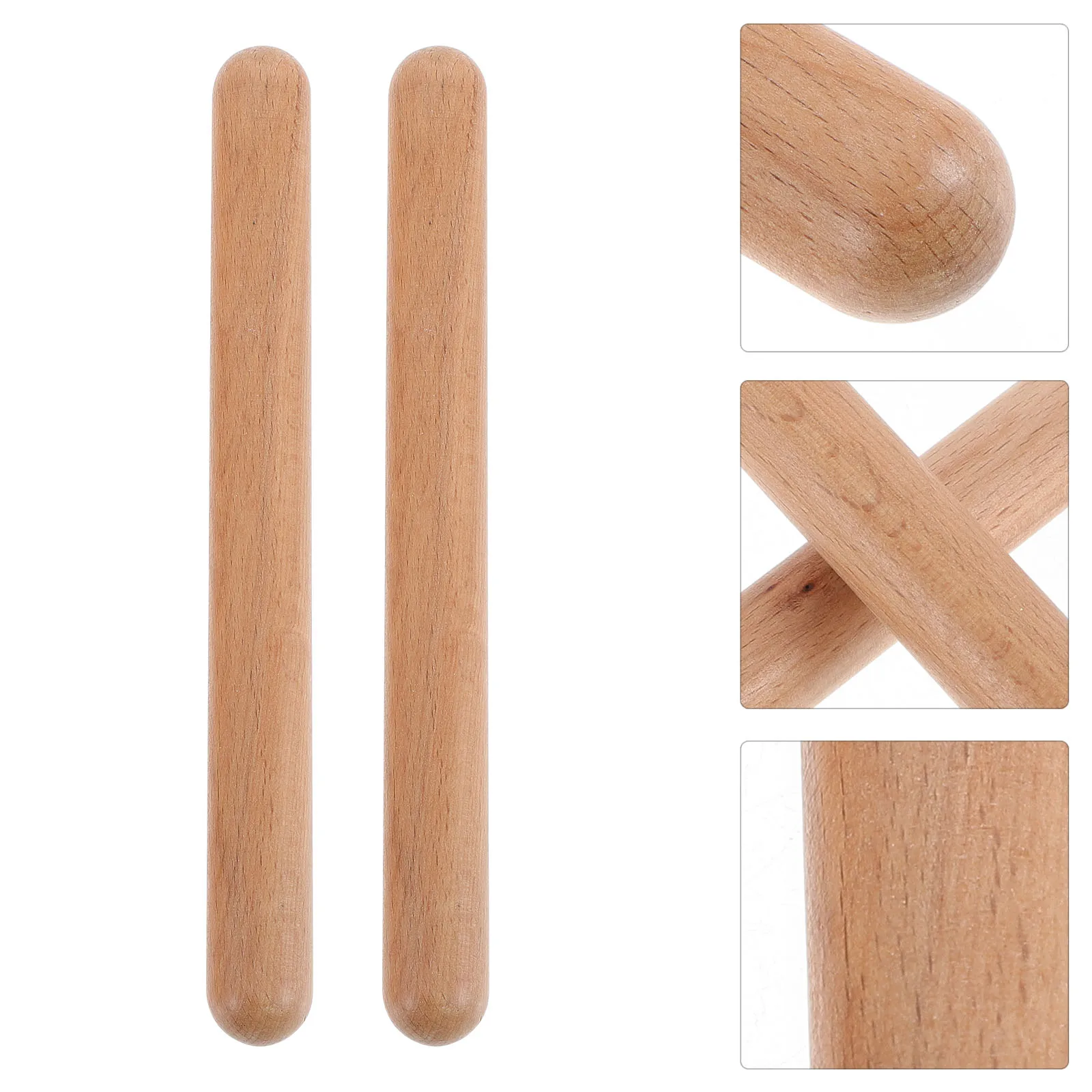 Wooden Rhythm Claves Set 3 Pairs 8 Inch Length 2 Cm Diameter Percussion Sticks Kids Toys Musical Instruments Beginner Children
Wooden Rhythm Claves Set 3 Pairs 8 Inch Length 2 Cm Diameter Percussion Sticks Kids Toys Musical Instruments Beginner Children