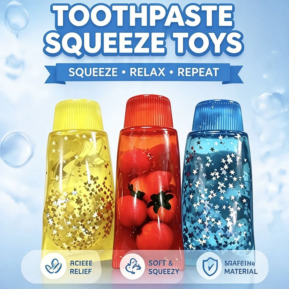 Funny Toothpaste Tube Squishy Ball Shapeable Thick Jam Filled ASMR Squeeze Anti Stress Surprise Party Favor Goodie Bag Gift
Funny Toothpaste Tube Squishy Ball Shapeable Thick Jam Filled ASMR Squeeze Anti Stress Surprise Party Favor Goodie Bag Gift