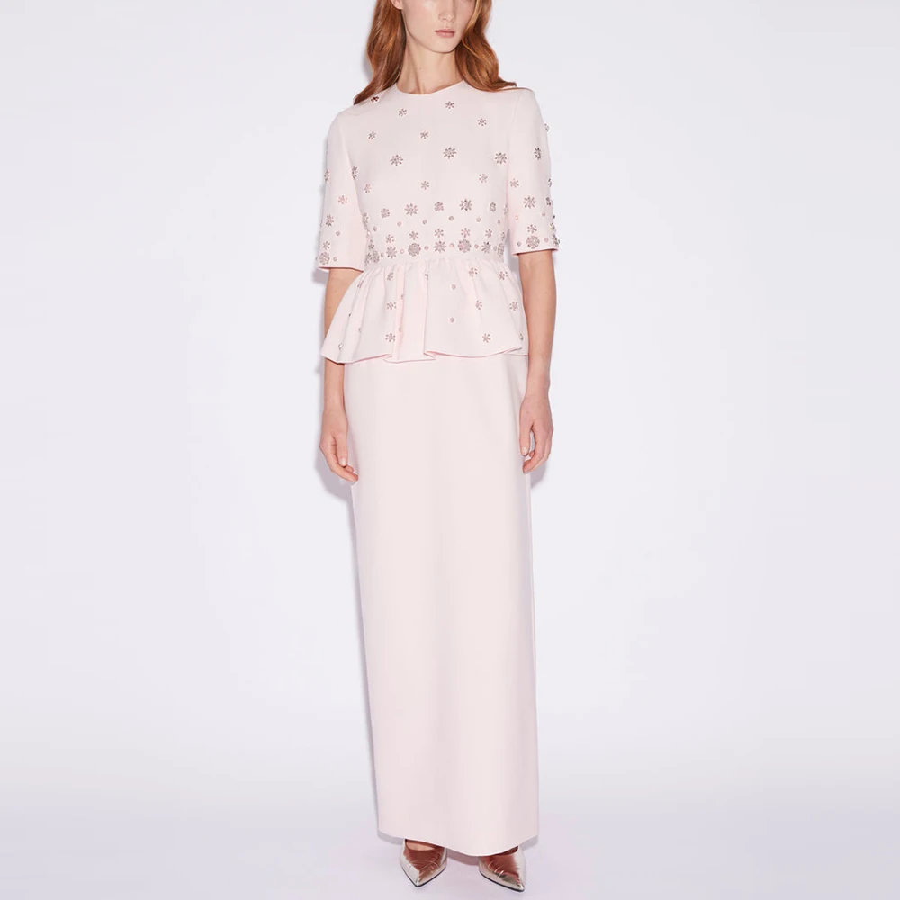 Прямые вечерние платья Epoch فساتين مناسبة رسمية Elegant Jewels Dress Rose Embellished Crepe Cocktail Party Prom Gowns
Прямые вечерние платья Epoch فساتين مناسبة رسمية Elegant Jewels Dress Rose Embellished Crepe Cocktail Party Prom Gowns