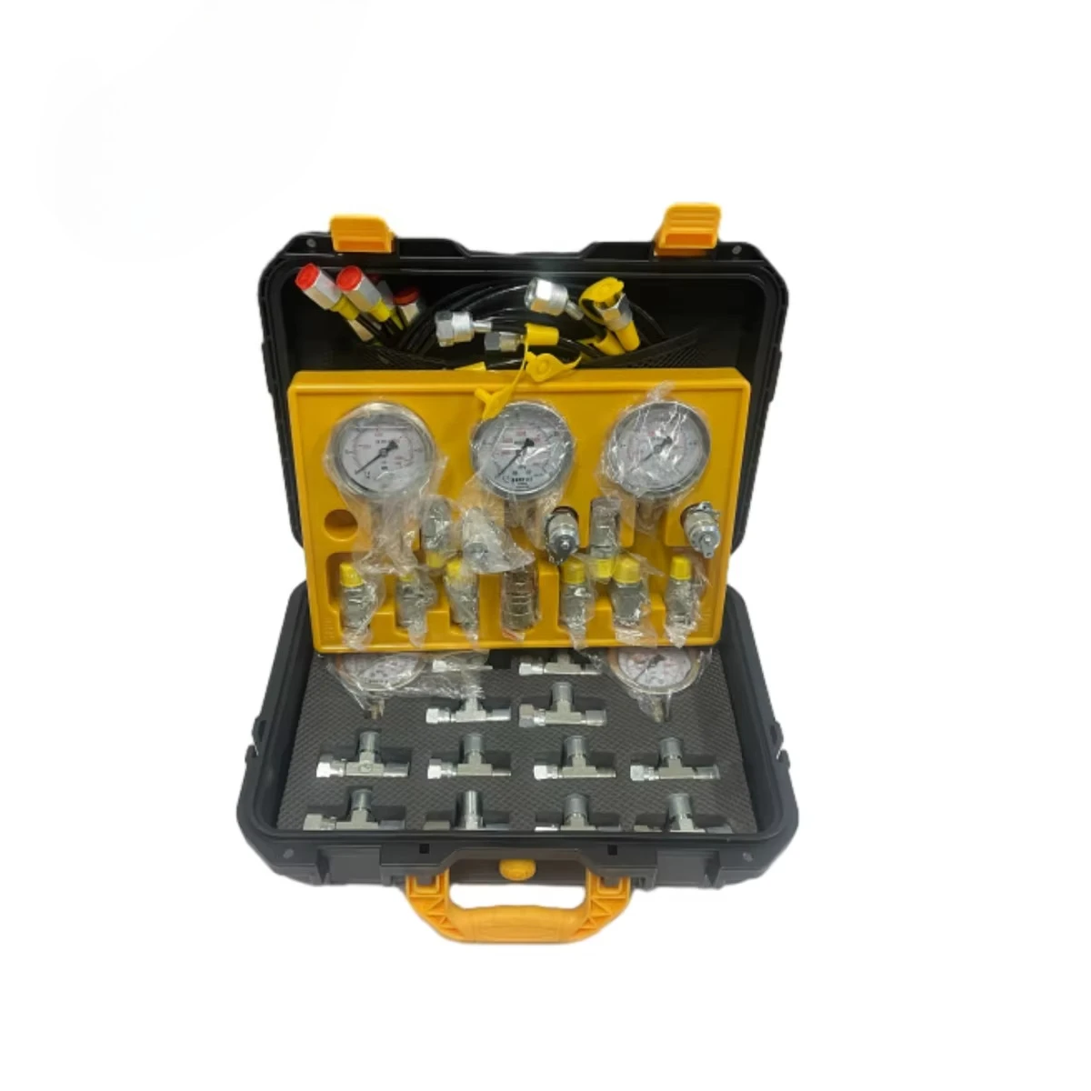 Excavator Diagnostic Tools Hydraulic Pressure Gauge 5 Gauges OEM Stainless Steel Case Hydraulic Pressure test Gauges
Excavator Diagnostic Tools Hydraulic Pressure Gauge 5 Gauges OEM Stainless Steel Case Hydraulic Pressure test Gauges