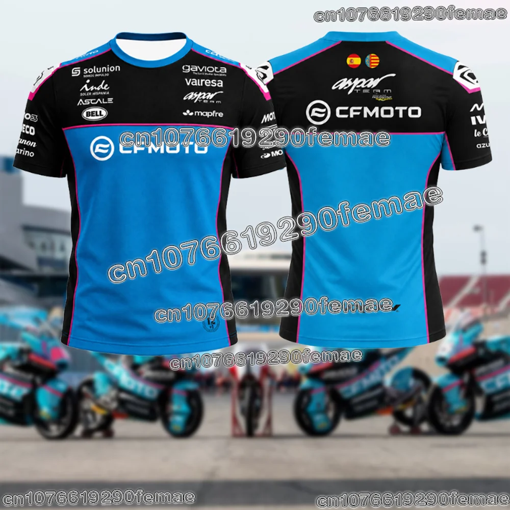 CFmoto Aspar Racing Team Fan T-Shirt Moto Sport Short Sleeve Casual Loose Comfortable Summer Tee Street Fashion For Men Women
CFmoto Aspar Racing Team Fan T-Shirt Moto Sport Short Sleeve Casual Loose Comfortable Summer Tee Street Fashion For Men Women