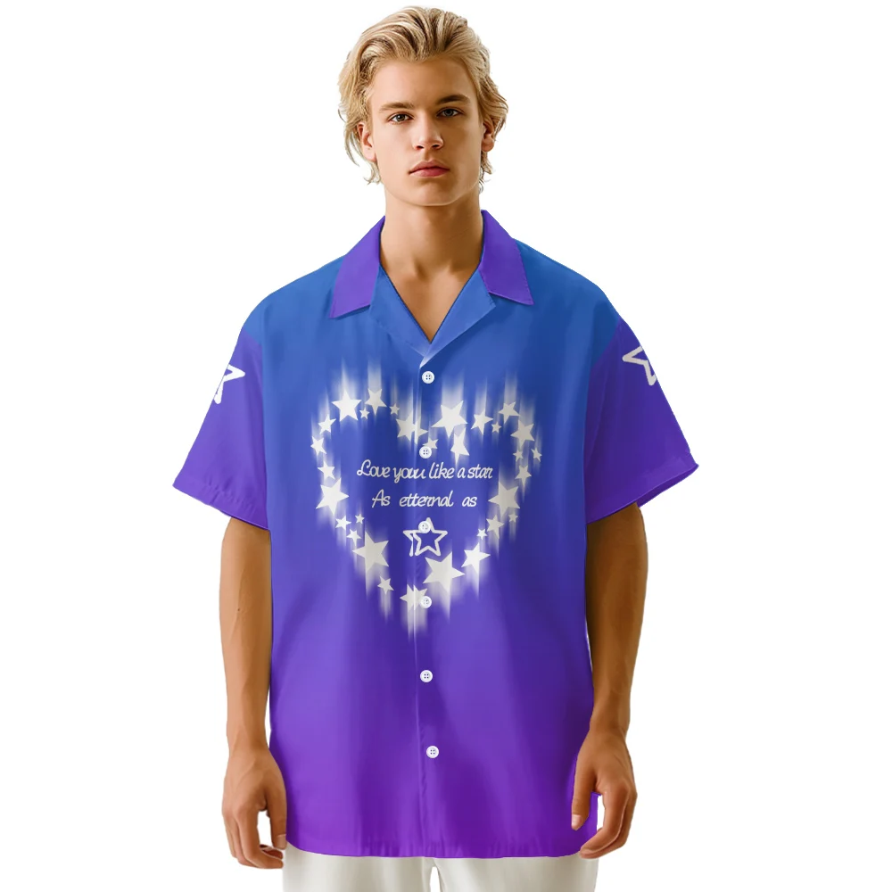 Custom Printed Graphic Mens Hawaiian Summer Shirt For Men High Quality Men Short Sleeves Vacation Beach Casual Shirts
Custom Printed Graphic Mens Hawaiian Summer Shirt For Men High Quality Men Short Sleeves Vacation Beach Casual Shirts