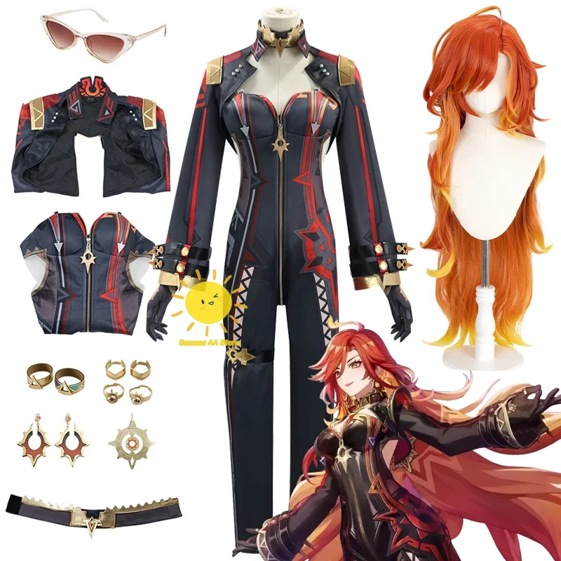 Game Mavuika Cosplay Genshin Impact Cosplay Costumes Pyro Archon Mavuika Jumpsuit Accessories Halloween Carnival Cos Adult Women
Game Mavuika Cosplay Genshin Impact Cosplay Costumes Pyro Archon Mavuika Jumpsuit Accessories Halloween Carnival Cos Adult Women