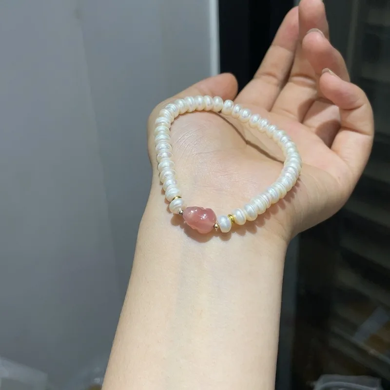 Браслет Pixiu из агата Pearl Plus Salt Source, универсальный женский браслет Niche
Браслет Pixiu из агата Pearl Plus Salt Source, универсальный женский браслет Niche