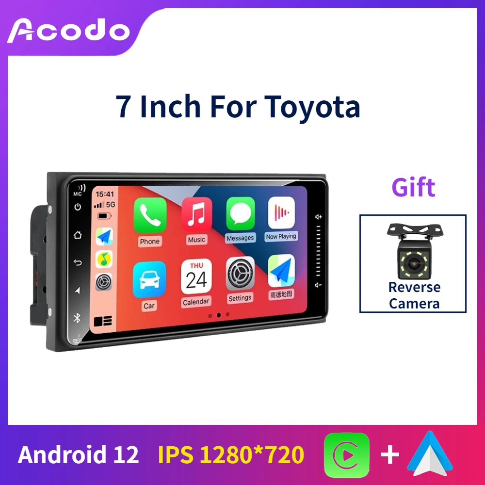 Car Player Radio Acodo For Toyota Universal 2 Din 7 Inch Android Multimedia Video WIFI IPS Navigation Head Unit Stereo
Car Player Radio Acodo For Toyota Universal 2 Din 7 Inch Android Multimedia Video WIFI IPS Navigation Head Unit Stereo