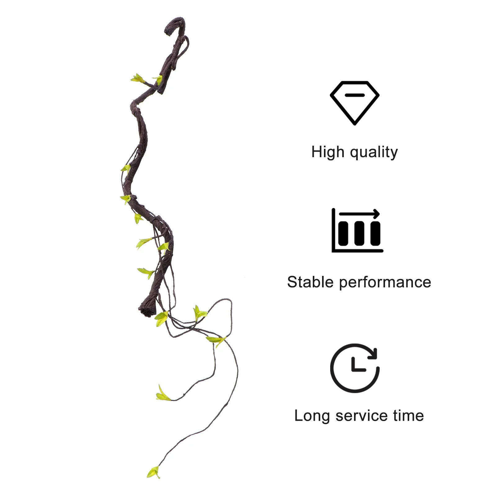 Artificial Rattan Vine For Reptile Habitat Decor Simulation Plant Rattan Pet Box Landscape Plastic Vines Hanging Vine
Artificial Rattan Vine For Reptile Habitat Decor Simulation Plant Rattan Pet Box Landscape Plastic Vines Hanging Vine
