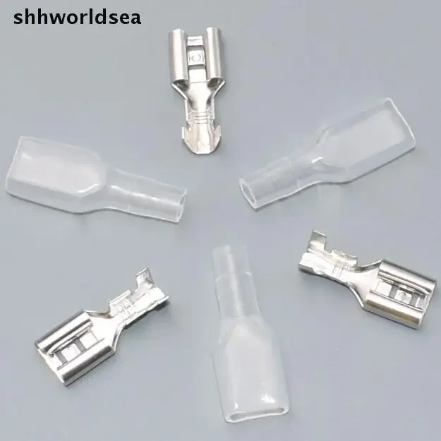 shhworldsea, бесплатная доставка, 200 компл./лот, 6,3 мм, автомобильный обжимной провод, автоматический женский лопаточный разъем + чехол 
shhworldsea, бесплатная доставка, 200 компл./лот, 6,3 мм, автомобильный обжимной провод, автоматический женский лопаточный разъем + чехол