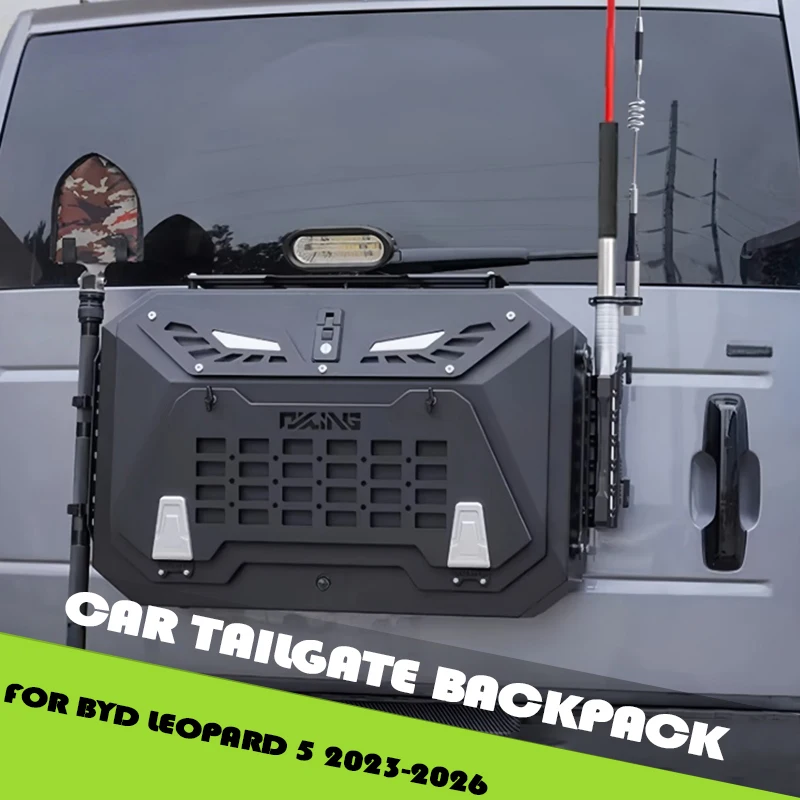 Car Tailgate Backpack Fit for BYD Leopard 5 2023-2026 Modified Multifunctional Expandable Storage Rack Exterior Upgrade Parts
Car Tailgate Backpack Fit for BYD Leopard 5 2023-2026 Modified Multifunctional Expandable Storage Rack Exterior Upgrade Parts