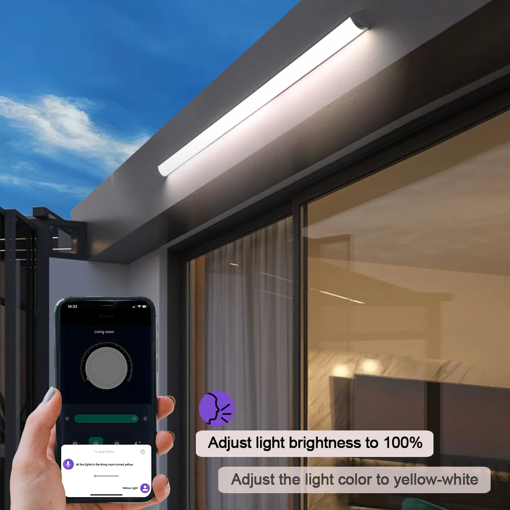 Outdoor LED Long Wall Lamps Waterproof Outdoor Garden Lighting Smart APP/Remote Control Long Strip Wall Lamps Villa Porch Light
Outdoor LED Long Wall Lamps Waterproof Outdoor Garden Lighting Smart APP/Remote Control Long Strip Wall Lamps Villa Porch Light