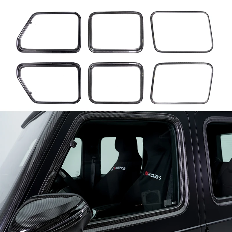 For 2025+ W465 W464 Car Accessories G Wagon Windows Frame Dry Carbon for G Class W465 W464 G63 Windows Trims Exterior Parts
For 2025+ W465 W464 Car Accessories G Wagon Windows Frame Dry Carbon for G Class W465 W464 G63 Windows Trims Exterior Parts