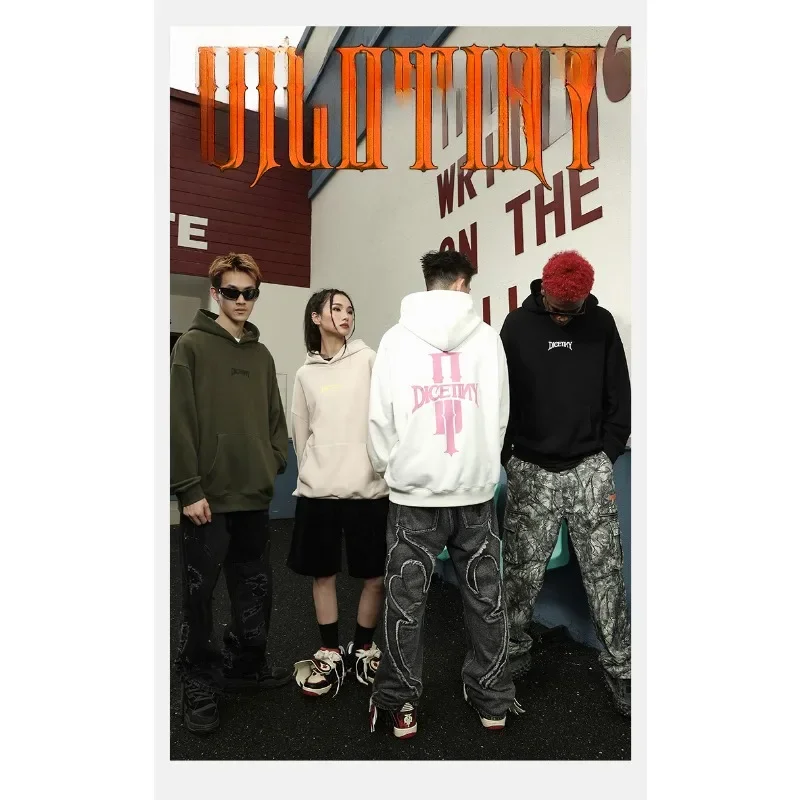 DICETINY Alphabet Printed Hoodie Men's Cotton Loose American High Street Casual Couple Fashion Fleece Hooded Pullover
DICETINY Alphabet Printed Hoodie Men's Cotton Loose American High Street Casual Couple Fashion Fleece Hooded Pullover