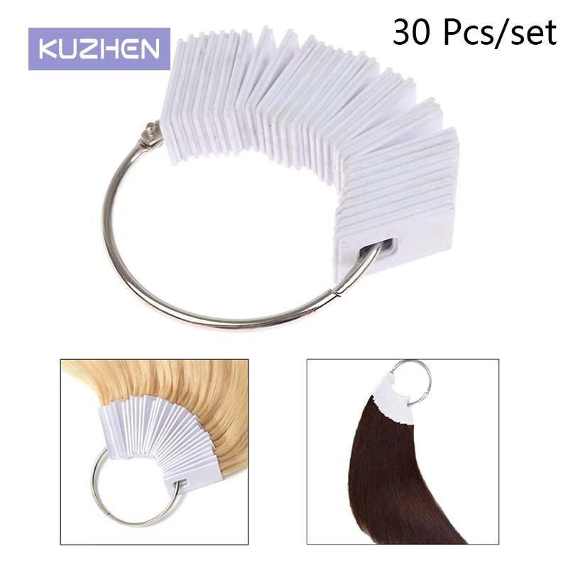 30 pcs / set Hair Color Ring for Testing Color Hair Coloring Rings/Card for Hair Dye Salon Hairdressing
30 pcs / set Hair Color Ring for Testing Color Hair Coloring Rings/Card for Hair Dye Salon Hairdressing