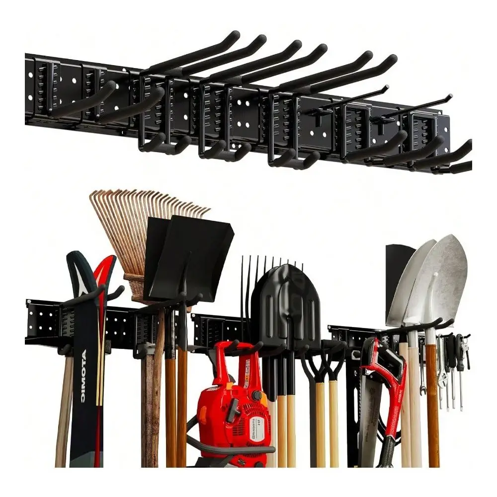 Tool Organizer Wall Mount 49.5inch With 9 HooksShovel Holder Wall Mount Ski Rck For Garage Garden Tool Rack Heavy Duty Red
Tool Organizer Wall Mount 49.5inch With 9 HooksShovel Holder Wall Mount Ski Rck For Garage Garden Tool Rack Heavy Duty Red