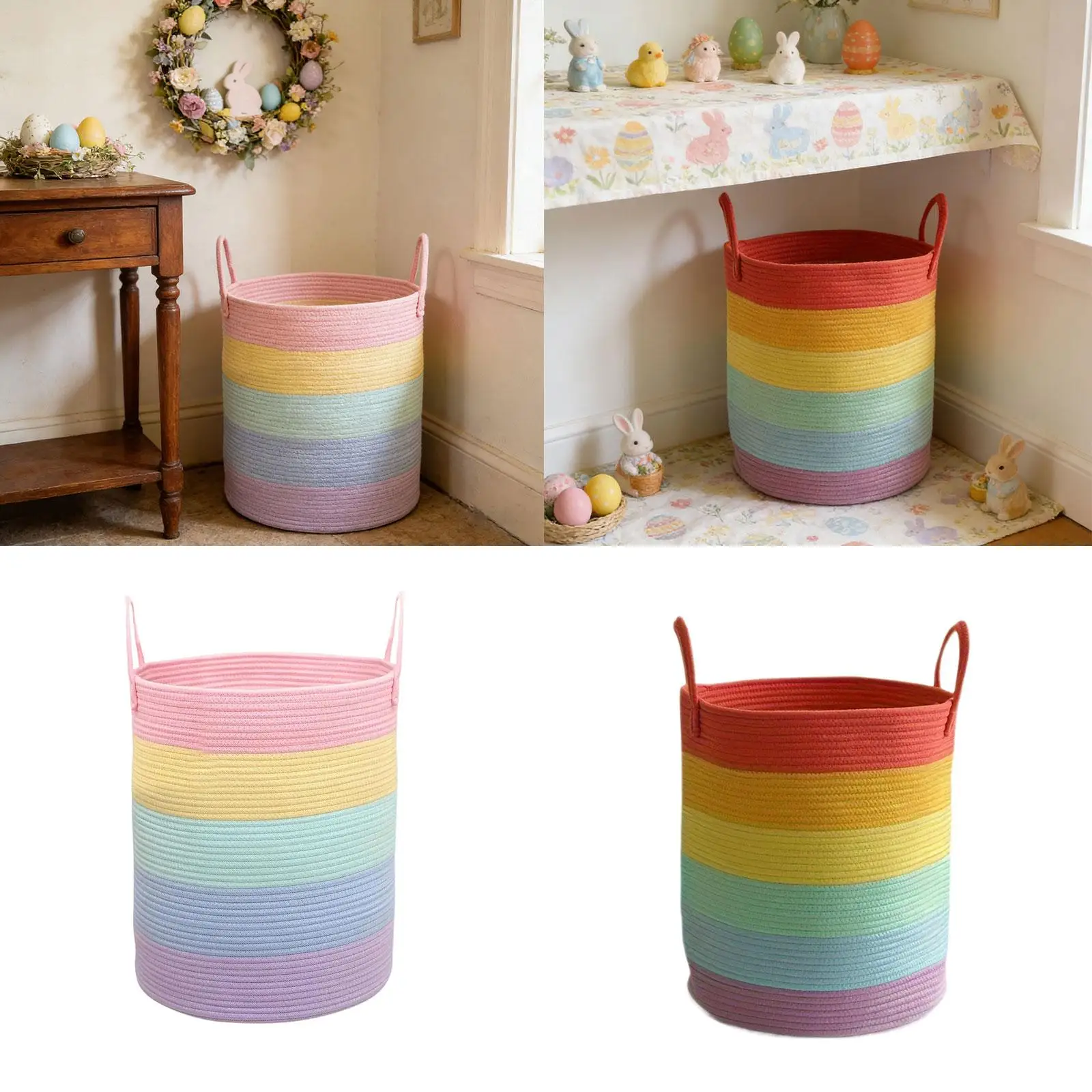Clothes Hamper Storage Basket with Handles, Baby Nursery Hamper for Living Room, Bedroom, Hotel, Dorm
Clothes Hamper Storage Basket with Handles, Baby Nursery Hamper for Living Room, Bedroom, Hotel, Dorm