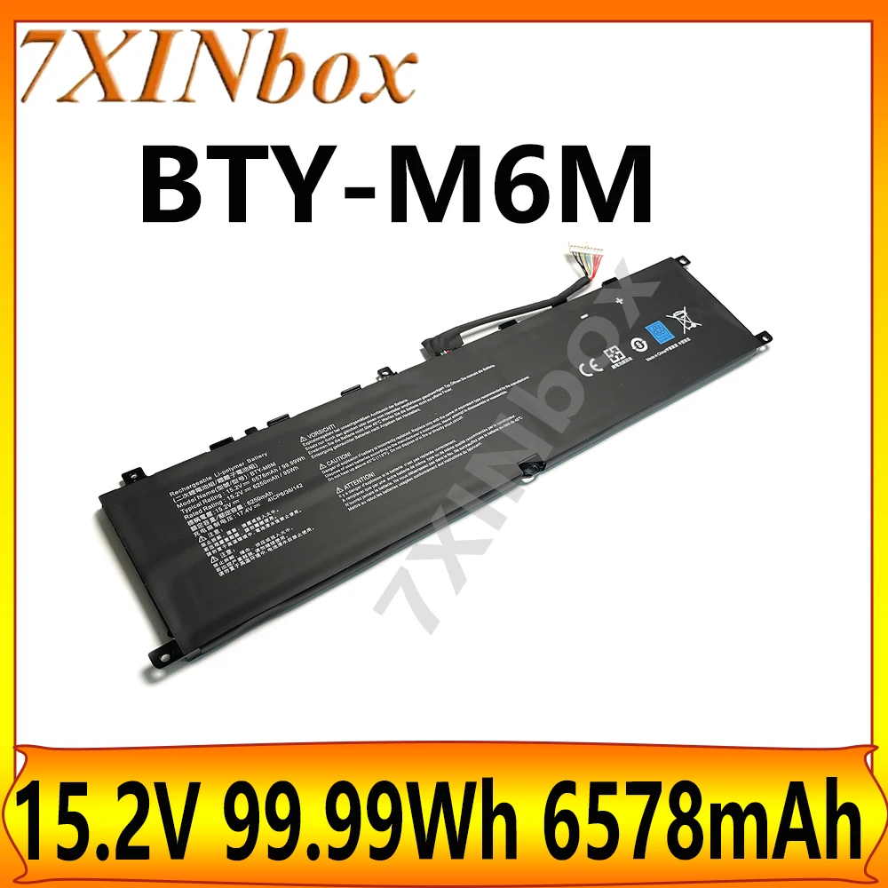 7XINbox BTY-M6M 15,2 В 6578 мАч 99,99 Втч аккумулятор для ноутбука MSI GS66 Stealth 10SE-045 10UG GE66 Raider 10SFS GE76
7XINbox BTY-M6M 15,2 В 6578 мАч 99,99 Втч аккумулятор для ноутбука MSI GS66 Stealth 10SE-045 10UG GE66 Raider 10SFS GE76