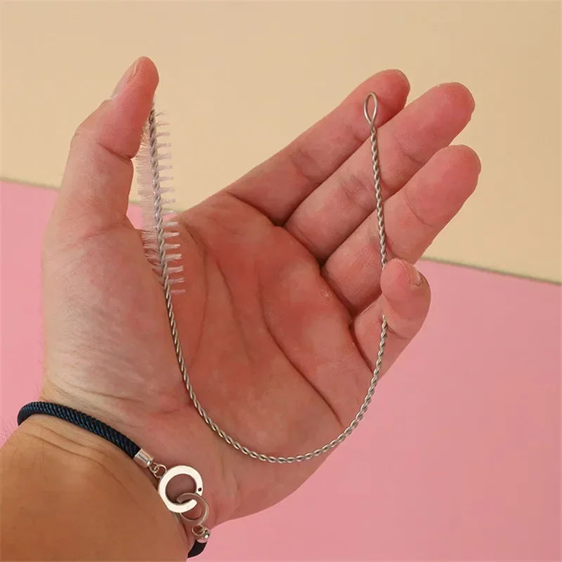 1PC Stainless Steel Nylon Straw Cleaners Cleaning Brush Drinking Pipe Tube Cleaner Glass Baby Bottle Brush Cleaning Tools
1PC Stainless Steel Nylon Straw Cleaners Cleaning Brush Drinking Pipe Tube Cleaner Glass Baby Bottle Brush Cleaning Tools