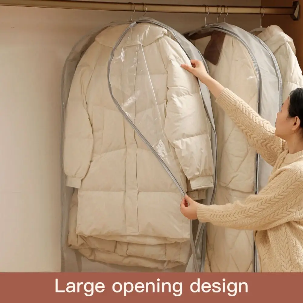 Household Foldable Clothes Dust Bag Reusable Transparent Compression Storage Bag Zipper Clothes Organizer Wardrobe Accessories
Household Foldable Clothes Dust Bag Reusable Transparent Compression Storage Bag Zipper Clothes Organizer Wardrobe Accessories