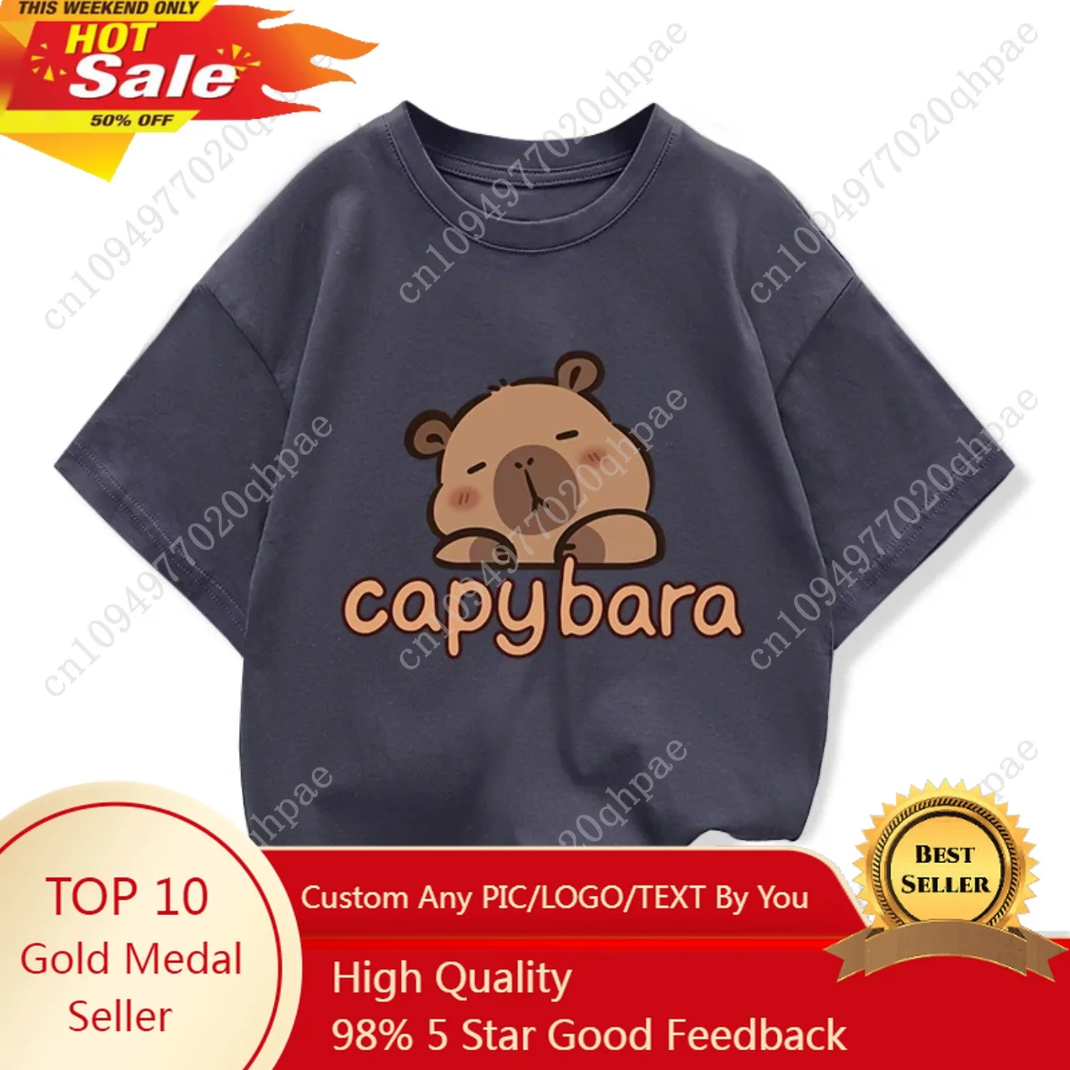 Capybara Print 100%Cotton t shirt For Kids Boy 3-12Years Anime Cute Capibara Short-sleeved Tees Tops Tshirt y2k Girl Clothes
Capybara Print 100%Cotton t shirt For Kids Boy 3-12Years Anime Cute Capibara Short-sleeved Tees Tops Tshirt y2k Girl Clothes
