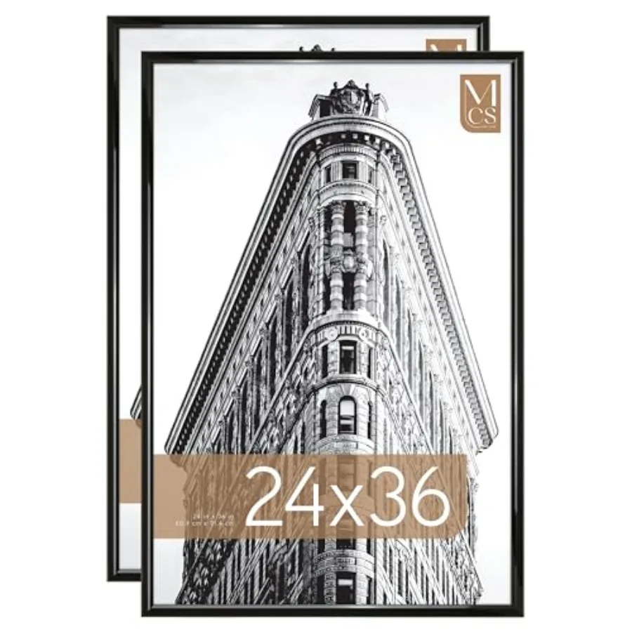 Trendsetter Poster Frame Black High-Gloss, Vertical and Horizontal Wall Hanging Large Picture Frame for Photos, Posters and Art
Trendsetter Poster Frame Black High-Gloss, Vertical and Horizontal Wall Hanging Large Picture Frame for Photos, Posters and Art