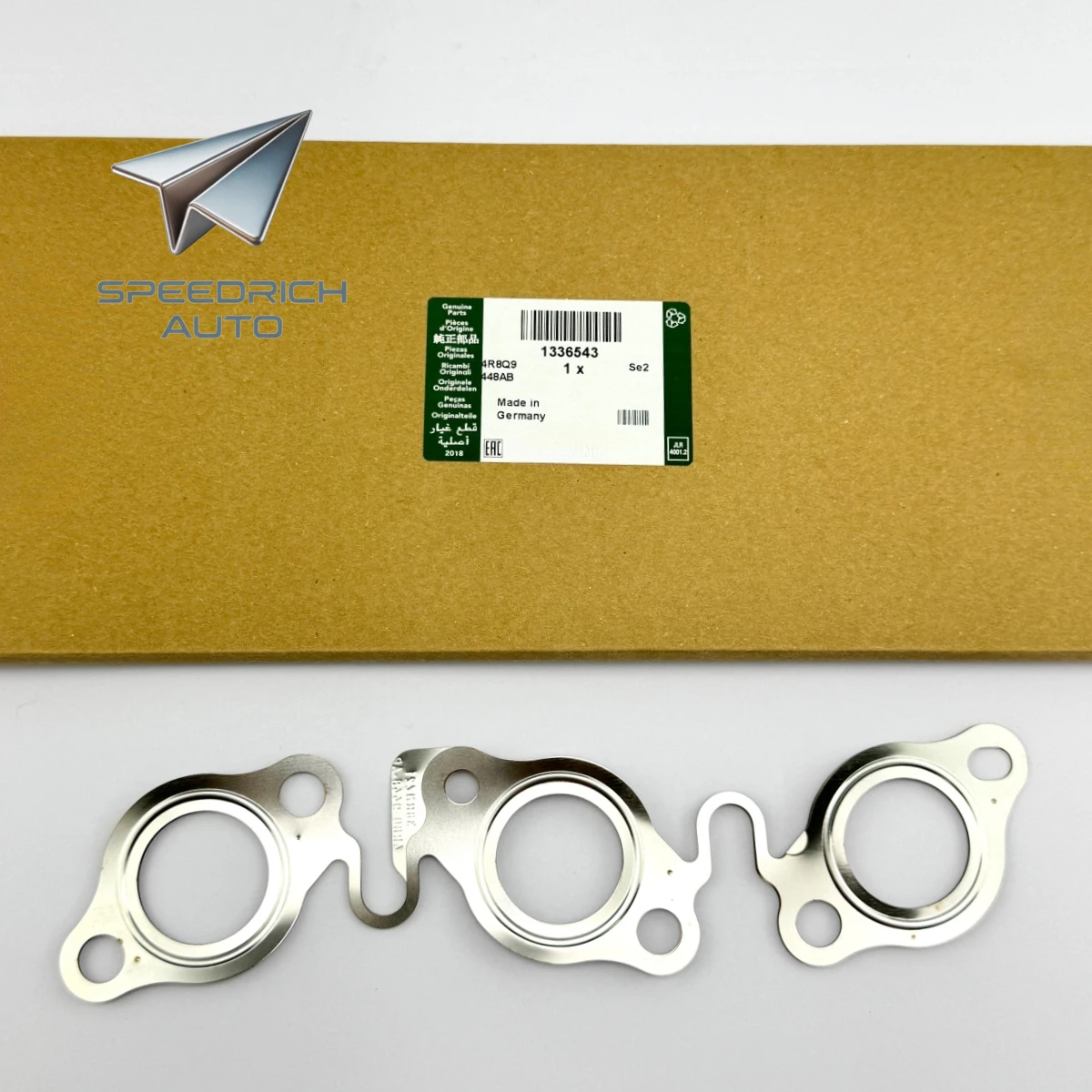 1336543 C2S30281 Sealing Gasket for Jaguar F-PACE XJ XF S-TYPE
1336543 C2S30281 Sealing Gasket for Jaguar F-PACE XJ XF S-TYPE