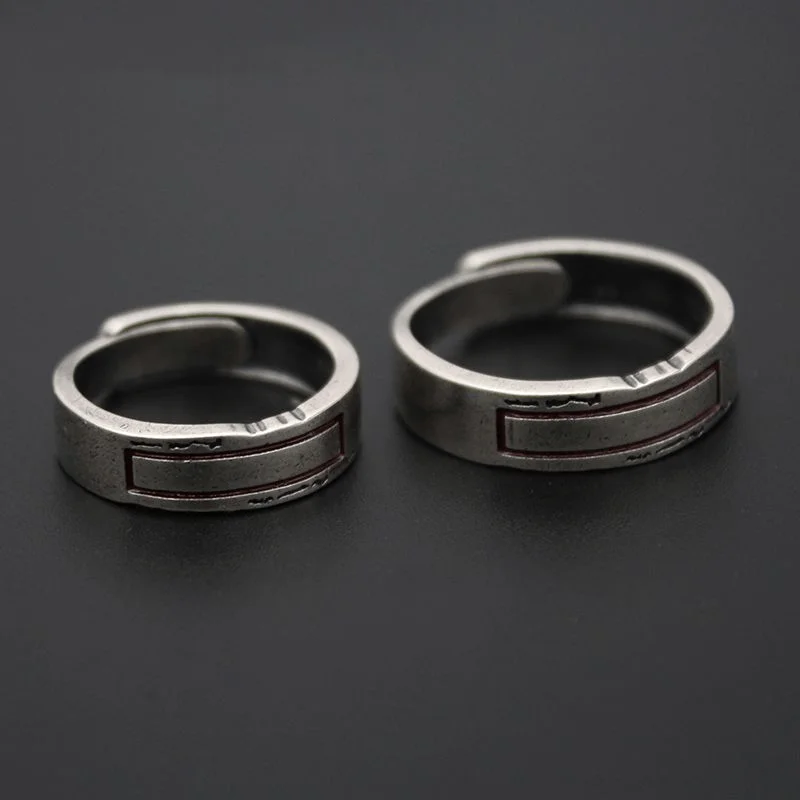 WEIER 925 Sterling Silver Rings Men's Couple Rings Ancient Style Book Letter Ring Fashion Jewelry Unisex Outburst
WEIER 925 Sterling Silver Rings Men's Couple Rings Ancient Style Book Letter Ring Fashion Jewelry Unisex Outburst