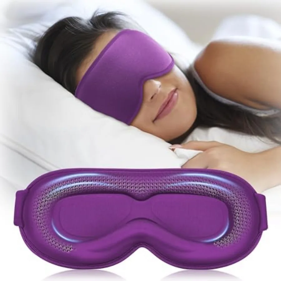 Weighted out Sleep Mask for Women, 3D Contoured Zero Eye Pressure, Lash-Friendly Deep Eye Cups, Adjustable Slide Buckle Strap,
Weighted out Sleep Mask for Women, 3D Contoured Zero Eye Pressure, Lash-Friendly Deep Eye Cups, Adjustable Slide Buckle Strap,