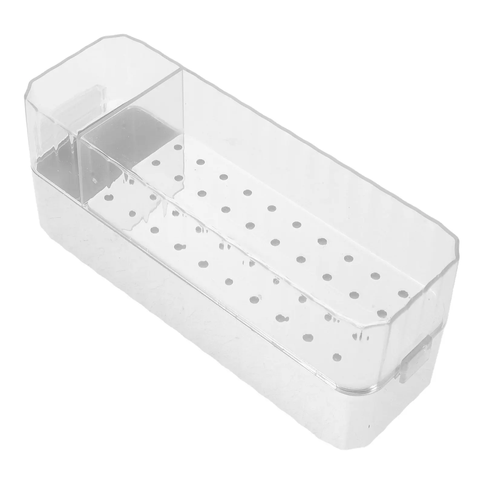 40 Holes Nail Drill Bits Holder Case Transparent Lid Manicure Polishing Heads Organizer Dustproof Storage Box for Home Beauty
40 Holes Nail Drill Bits Holder Case Transparent Lid Manicure Polishing Heads Organizer Dustproof Storage Box for Home Beauty