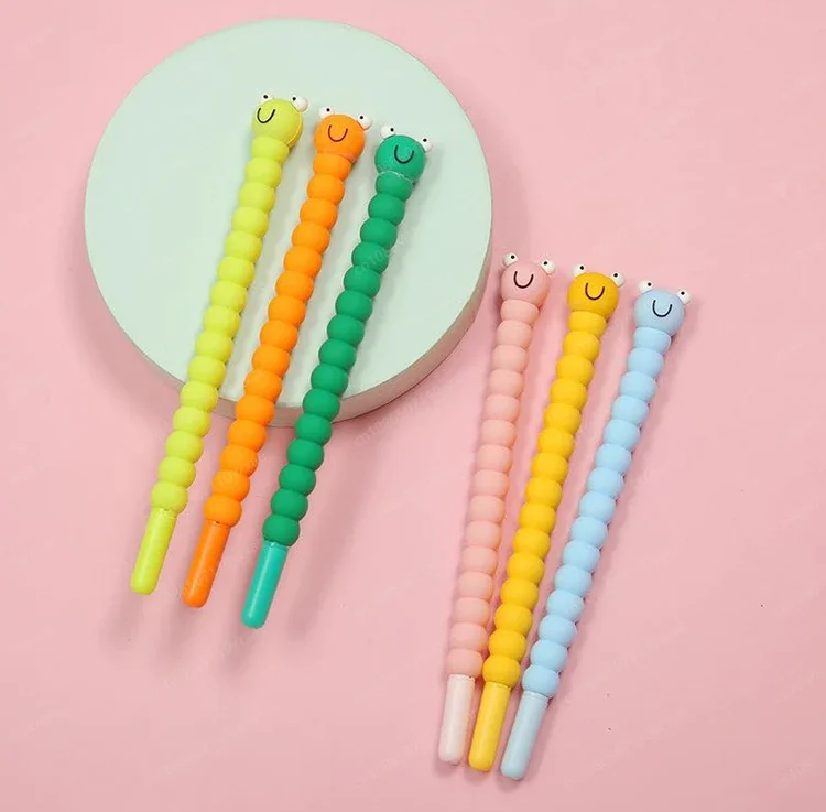 30PCS Cute silicone color caterpillar neutral pen cartoon insect greedy insect quick-dry pen wholesale
30PCS Cute silicone color caterpillar neutral pen cartoon insect greedy insect quick-dry pen wholesale