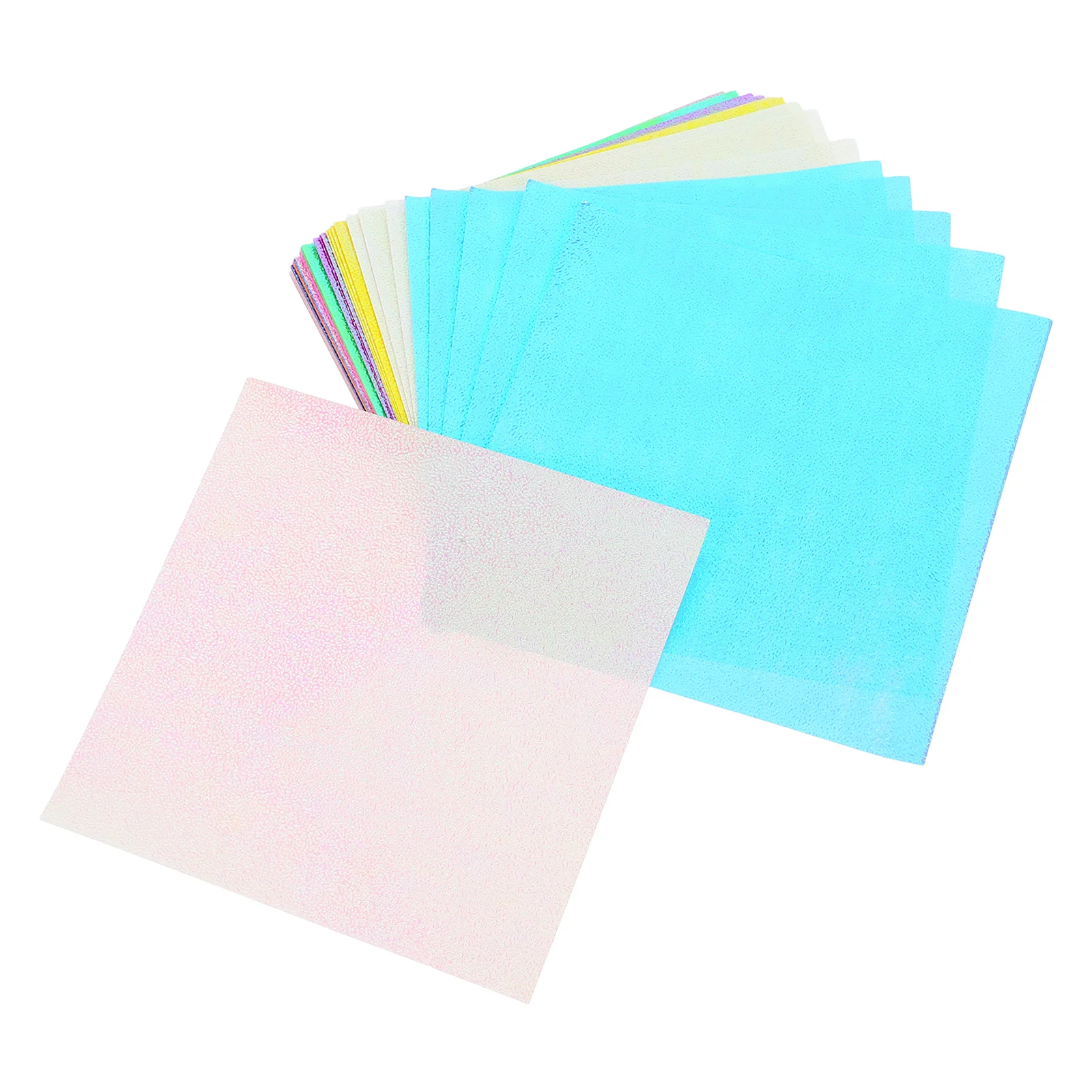 50 Pcs Reflective Iridescent Square Paper for Crafting Party Decoration Projects Handmade Gifts Folded Sheets
50 Pcs Reflective Iridescent Square Paper for Crafting Party Decoration Projects Handmade Gifts Folded Sheets
